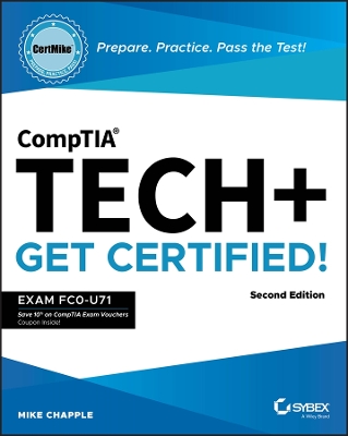 Book cover for CompTIA Tech+ CertMike: Prepare. Practice. Pass the Test! Get Certified!