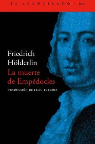 Cover of La Muerte de Empedocles