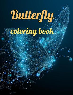 Book cover for Butterfly coloring book