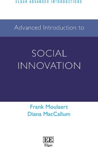 Cover of Advanced Introduction to Social Innovation