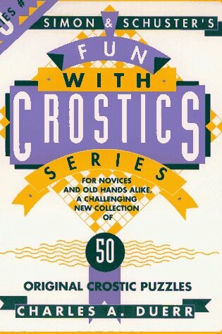 Cover of Simon & Schuster's Fun with Crostics Series #9
