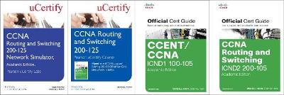 Book cover for CCNA Routing and Switching 200-125 Pearson Ucertify Course, Network Simulator, and Textbook Academic Edition Bundle