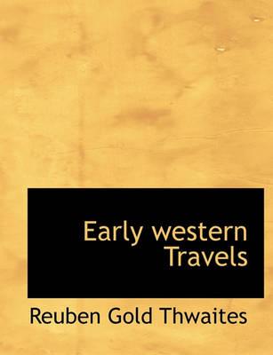 Book cover for Early Western Travels