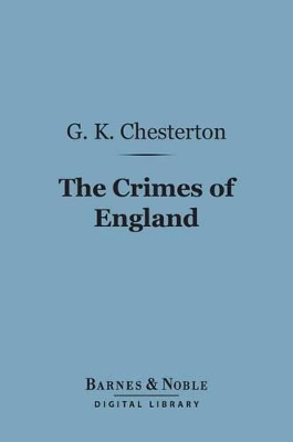 Book cover for The Crimes of England (Barnes & Noble Digital Library)