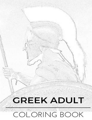 Book cover for Greek Adult Coloring Book