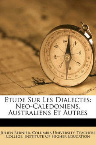 Cover of Etude Sur Les Dialectes