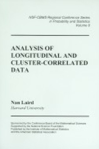 Cover of Analysis of Longitudinal and Cluster-Correlated Data