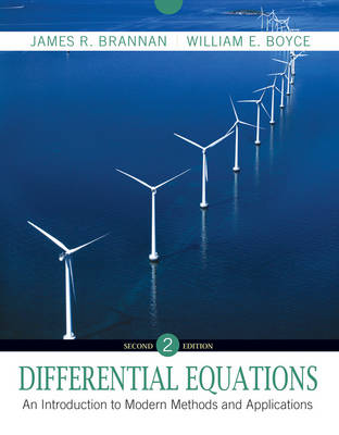 Book cover for Differential Equations 2E an Introduction to Modern Methods and Applications + WileyPlus Registration Card