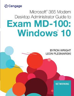 Book cover for Mindtap for Wright/Plesniarski's Microsoft 365 Modern Desktop Administrator Guide to Exam MD-100: Windows 10, 2 Terms Printed Access Card