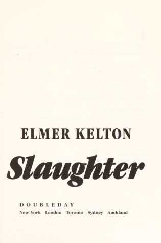 Cover of Slaughter