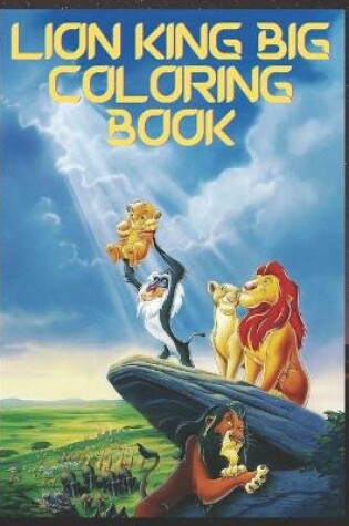 Cover of lion king big coloring book