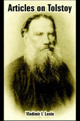 Cover of Articles on Tolstoy