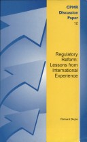 Book cover for Regulatory Reform