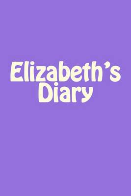 Book cover for Elizabeth's Diary