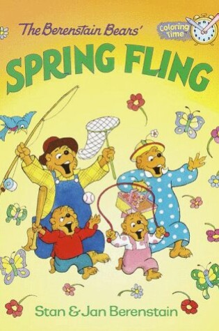 Cover of Colouring Time: the Berenstain Bears' Spring Fling