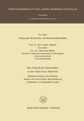 Book cover for Die Zukunft der Gemeinden in der Hand ihrer Reformer