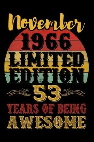 Cover of November 1966 Limited Edition 53 Years Of Being Awesome