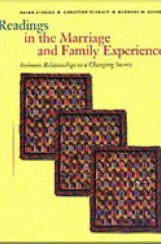 Cover of Readings in the Marriage and Family Experience