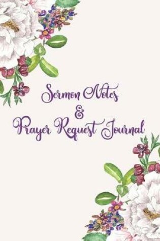 Cover of Sermon Notes & Prayer Request Journal