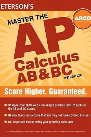 Cover of Peterson's Master AP Calculus AB & BC