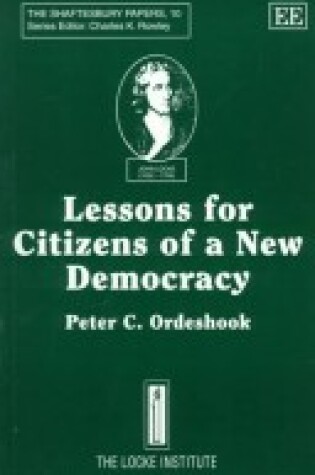 Cover of Lessons for Citizens of a New Democracy