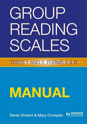 Book cover for Group Reading Scales Manual