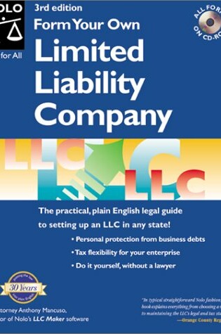 Cover of Form Your Own Limited Liability Company "With CD"