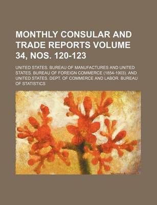 Book cover for Monthly Consular and Trade Reports Volume 34, Nos. 120-123