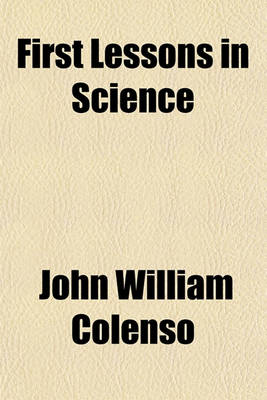 Book cover for First Lessons in Science