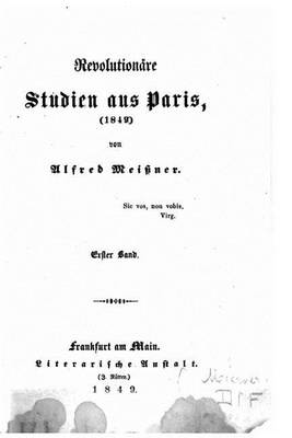 Book cover for Revolutionnaire Studien aus Paris 1849