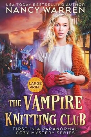 Cover of The Vampire Knitting Club (Large Print)