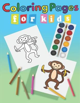 Book cover for Coloring pages for kids