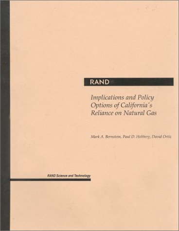 Book cover for Implications and Policy Options of California's Reliance on Natural Gas