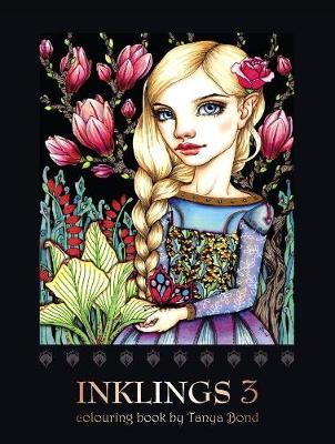 Book cover for INKLINGS 3 colouring book by Tanya Bond