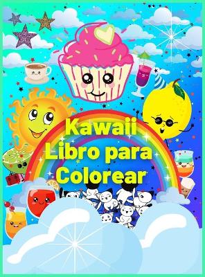 Book cover for Kawaii Libro para Colorear