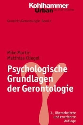 Cover of Psychologische Grundlagen Der Gerontologie