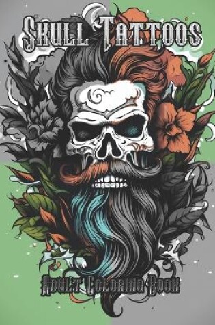 Cover of Skull Tattoo Coloring Book