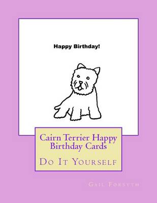 Book cover for Cairn Terrier Happy Birthday Cards