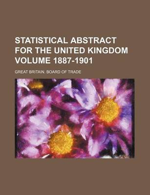 Book cover for Statistical Abstract for the United Kingdom Volume 1887-1901