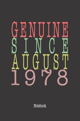 Book cover for Genuine Since August 1978