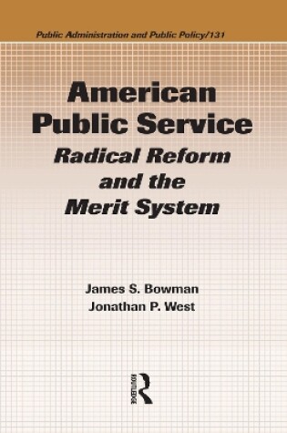 Cover of American Public Service