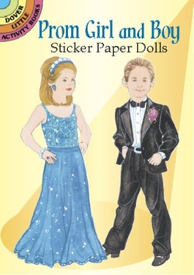 Book cover for Prom Girl and Boy Sticker Paper Dolls