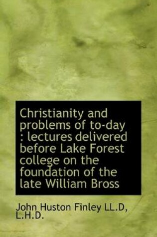 Cover of Christianity and Problems of To-Day