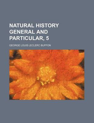 Book cover for Natural History General and Particular, 5