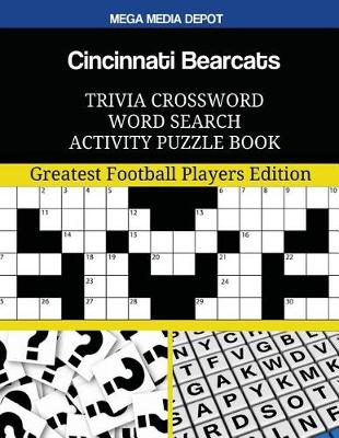 Book cover for Cincinnati Bearcats Trivia Crossword Word Search Activity Puzzle Book