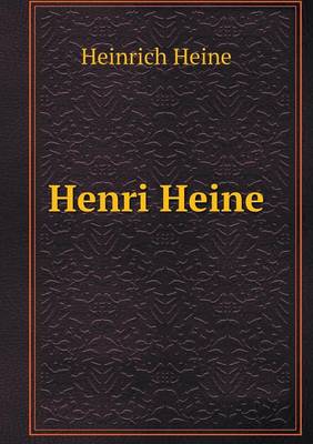 Book cover for Henri Heine