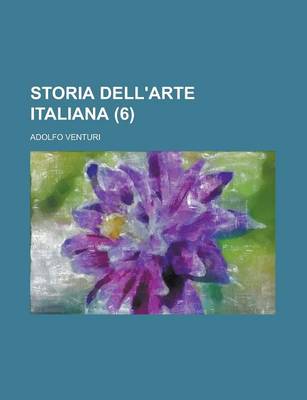 Book cover for Storia Dell'arte Italiana (6 )