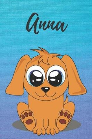 Cover of Anna dog coloring book / notebook / journal / diary