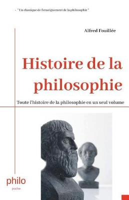 Book cover for Histoire de la philosophie