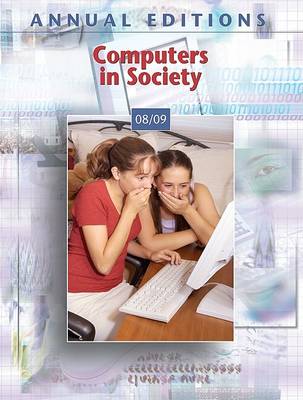 Book cover for Annual Editions: Computers in Society 08/09